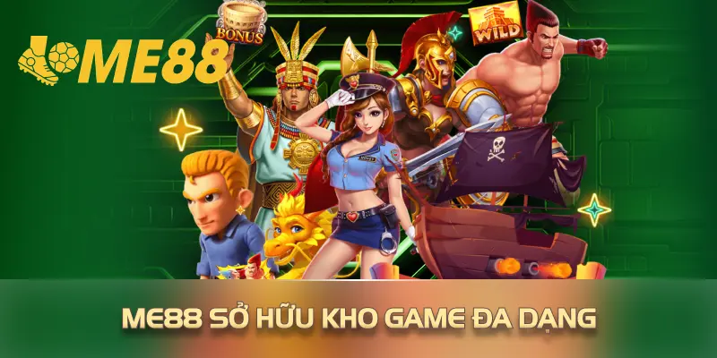 Me88 sở hữu kho game đa dạng